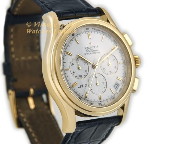 Zenith El Primero Limited Edition No. 2 of 400 Ref 30.0220 400 18ct c1993 (3)