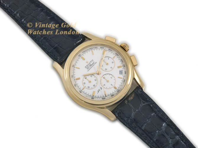 Zenith El Primero Limited Edition No. 2 of 400 Ref 30.0220 400 18ct c1993 (8)