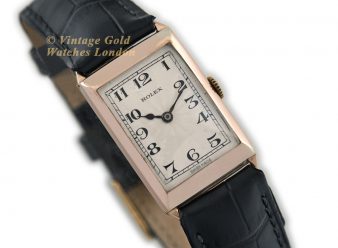 Rolex Unicorn 9ct Pink Gold 1926 - hover
