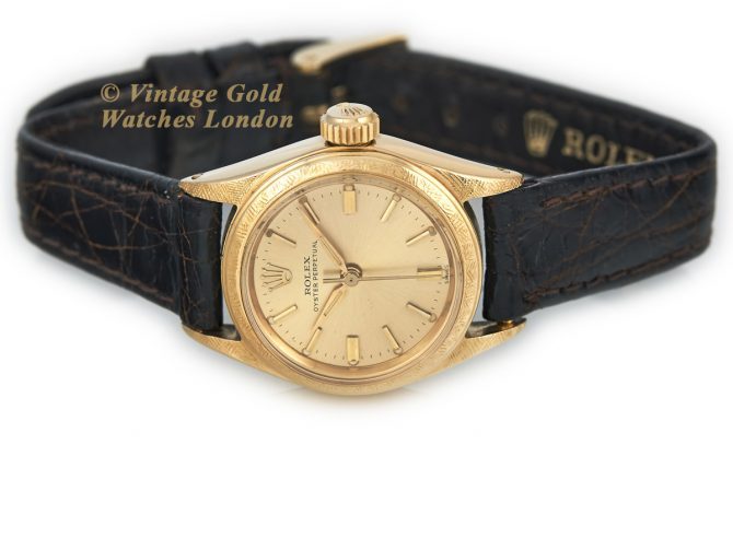 Ladies Rolex Oyster Perpetual Ref.6619 18ct c1958 (7)