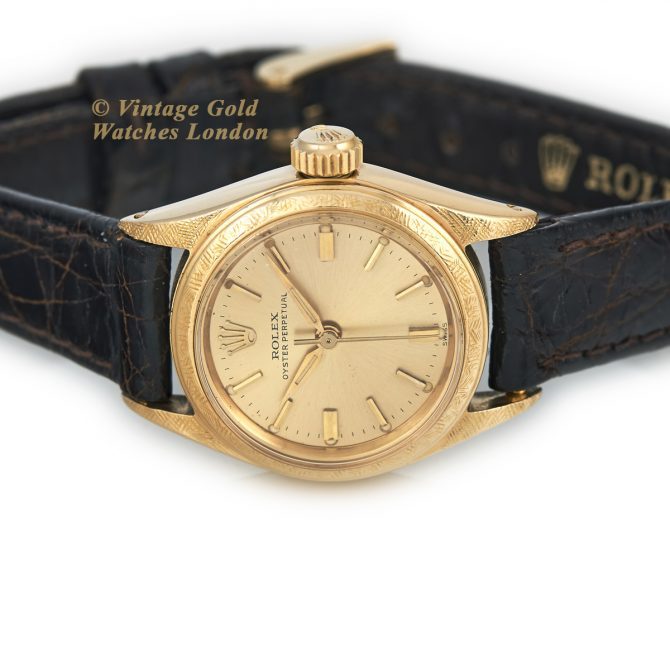 Ladies Rolex Oyster Perpetual Ref.6619 18ct c1958 (14)