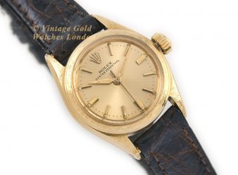 Ladies Rolex Oyster Perpetual Ref.6619 18ct c1958 - hover