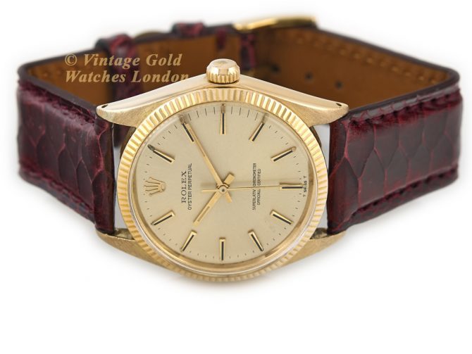 Rolex Oyster Perpetual Ref.1005 18ct 1970 (8)