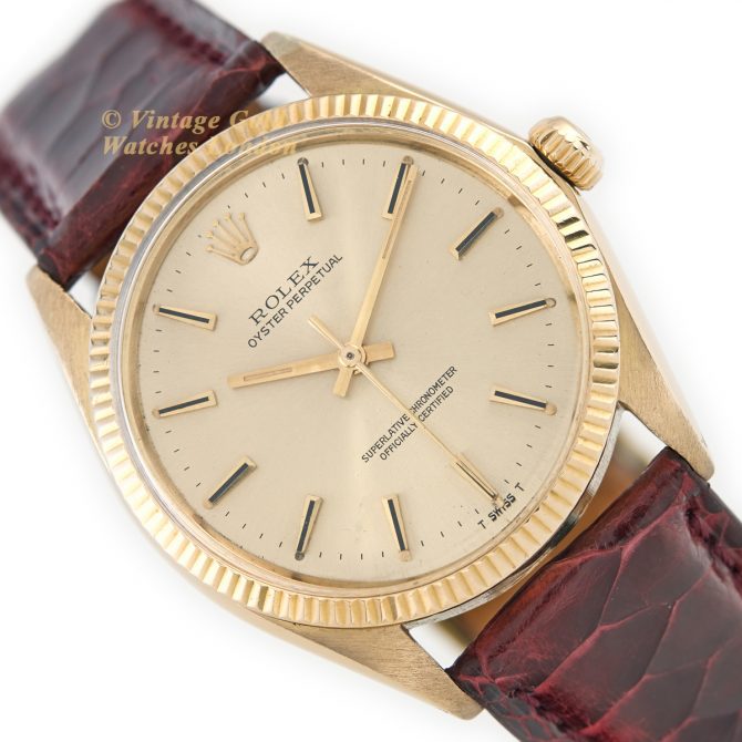 Rolex Oyster Perpetual Ref.1005 18ct 1970 (15)