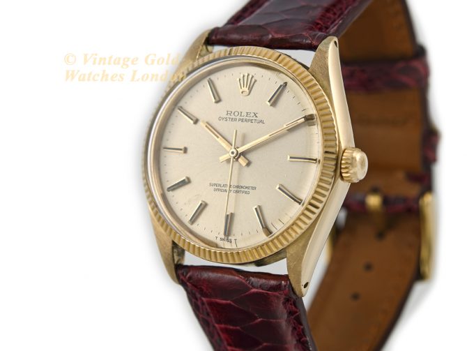 Rolex Oyster Perpetual Ref.1005 18ct 1970 (5)