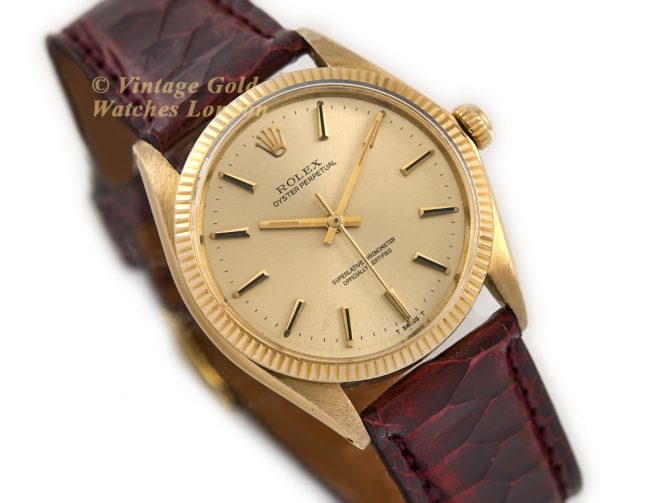 Rolex Oyster Perpetual Ref.1005 18ct 1970 (2)