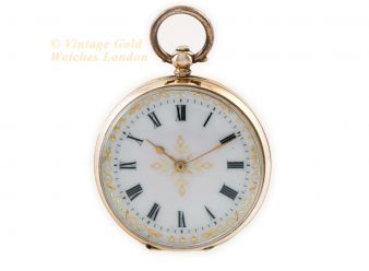 UNC1672 Pocket Watch 14ct Gold 2 WM