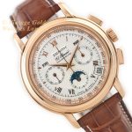 Zenith El Primero Triple Calendar Moonphase Chronograph 18ct Pink 2008 mobile navigation (1)