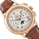 Zenith El Primero Triple Calendar Moonphase Chronograph 18ct Pink 2008 mobile navigation (15)