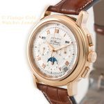 Zenith El Primero Triple Calendar Moonphase Chronograph 18ct Pink 2008 mobile navigation (5)