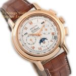 Zenith El Primero Triple Calendar Moonphase Chronograph 18ct Pink 2008 mobile navigation (2)