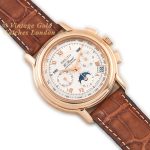 Zenith El Primero Triple Calendar Moonphase Chronograph 18ct Pink 2008 mobile navigation (8)