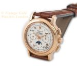 Zenith El Primero Triple Calendar Moonphase Chronograph 18ct Pink 2008 mobile navigation (6)