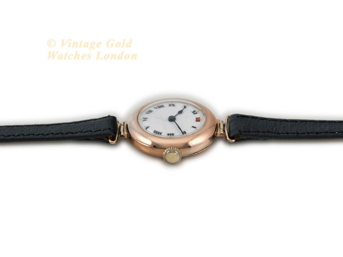 Ladies Rolex Cocktail Watch 9ct Pink Gold 1915 (9)