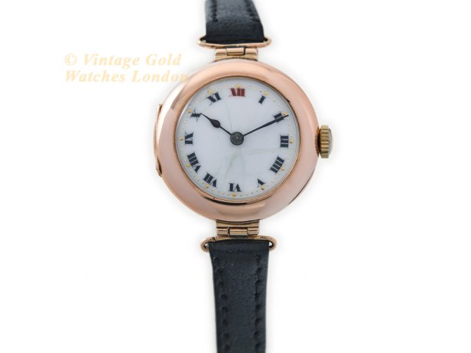 Ladies Rolex Cocktail Watch 9ct Pink Gold 1915 (4)