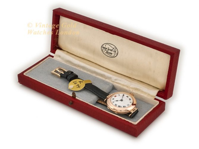 Ladies Rolex Cocktail Watch 9ct Pink Gold 1915 (13)