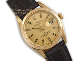 R1680 Rolex Oyster Perpetual Date 18ct Gold 1975 10 WM