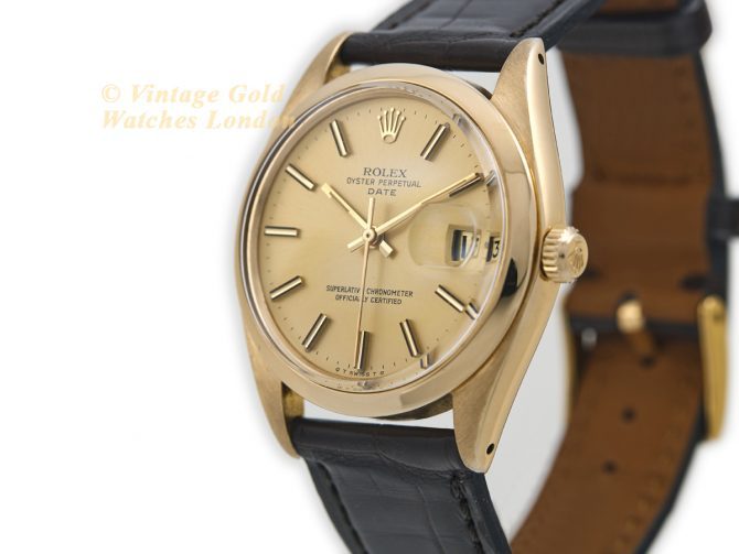 Rolex Oyster Perpetual Date Ref.1503 18ct 1975 (5)