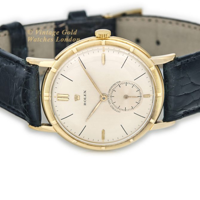 Rolex Precision Metropolitan Chronometer 18ct c1956 (14)