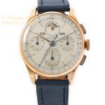 Universal Geneve Tri Compax Full Calendar Chronograph 18ct Pink Gold 1945 37mm mobile navigation (4)