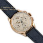 Universal Geneve Tri Compax Full Calendar Chronograph 18ct Pink Gold 1945 37mm mobile navigation (8)