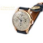 Universal Geneve Tri Compax Full Calendar Chronograph 18ct Pink Gold 1945 37mm mobile navigation (6)