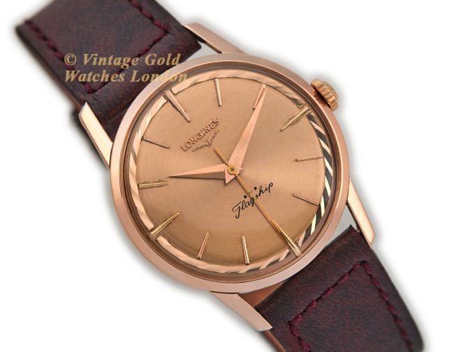 Longines Flagship Ref.503 18ct Pink Gold 1956 (2)