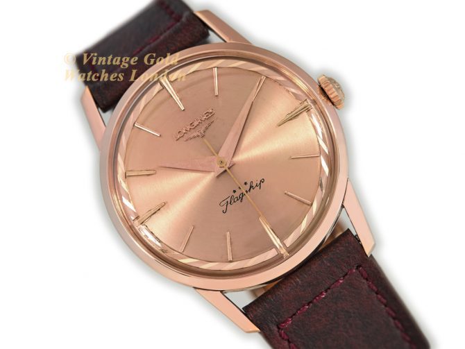 Longines Flagship Ref.503 18ct Pink Gold 1956 (1)