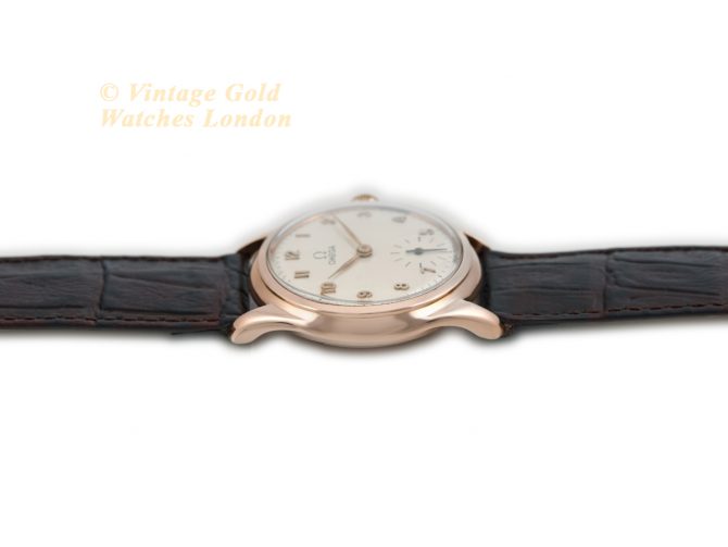 Ladies Omega 14ct Pink Gold 1947 (10)