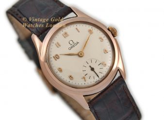 OM1704 Omega Sub Dial 14ct Pink Gold 1947 10 WM