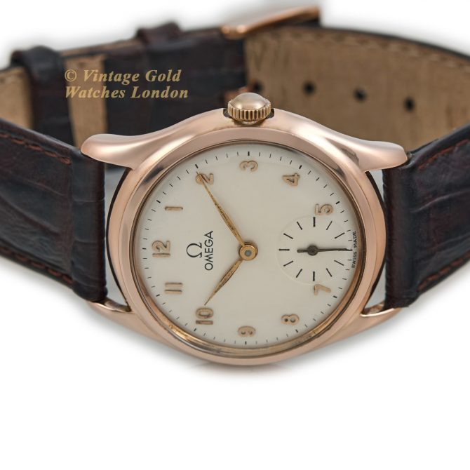 Ladies Omega 14ct Pink Gold 1947 (14)