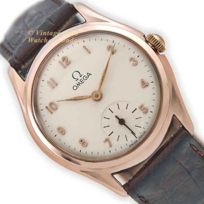 Ladies Omega 14ct Pink Gold 1947 (15)