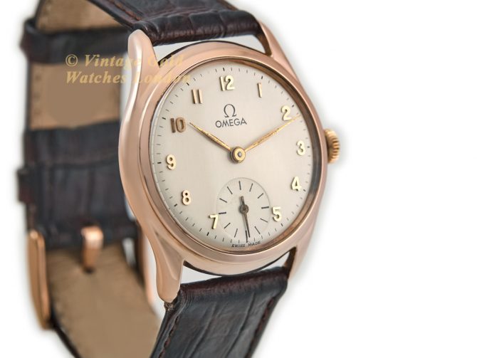 Ladies Omega 14ct Pink Gold 1947 (3)