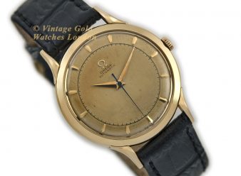 OM1706 Omega Automatic 18ct Gold 1950 11 WM