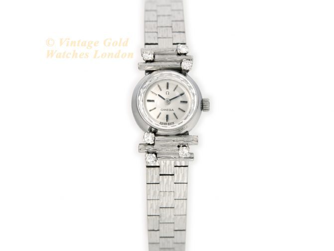 Ladies Omega Ref.7153 18ct White Gold & Diamonds 1962 (4)