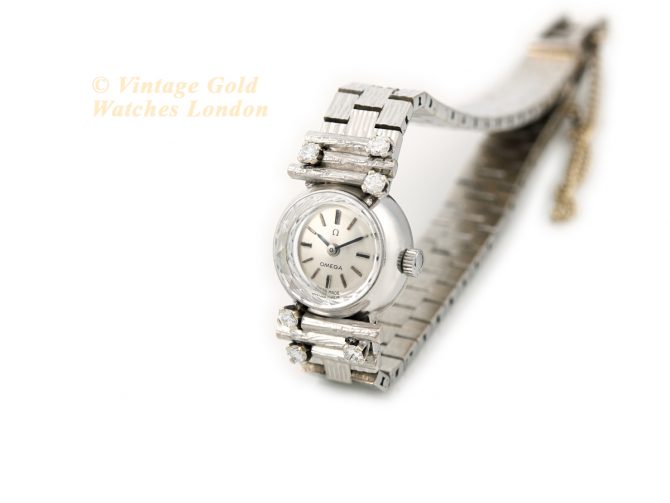 Ladies Omega Ref.7153 18ct White Gold & Diamonds 1962 (6)