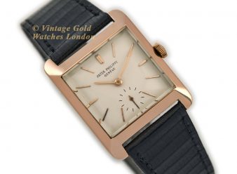 PP1707 Patek Philippe Square 1964 18ct Pink Gold 11 WM