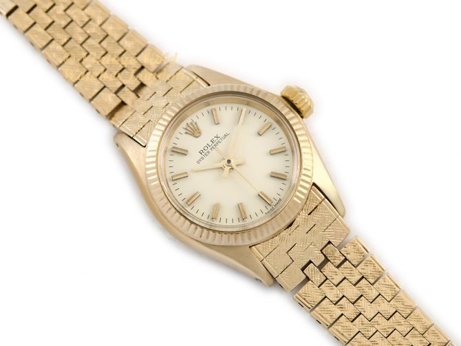 Ladies Rolex Oyster Perpetual Ref.6719 18ct 1972 (8)