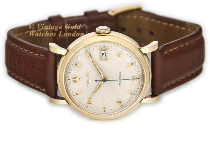 Rolex Precision Ref.296 9ct 1954 Roulette Date (7)