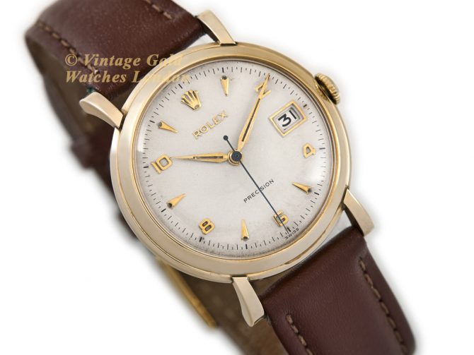Rolex Precision Ref.296 9ct 1954 Roulette Date (2)