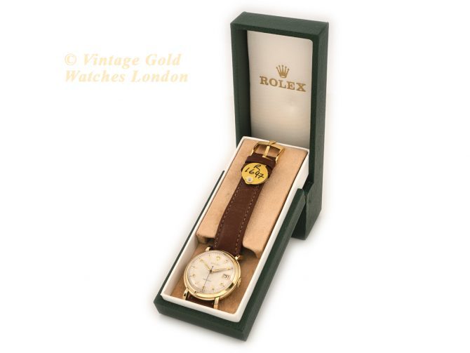 Rolex Precision Ref.296 9ct 1954 Roulette Date (13)