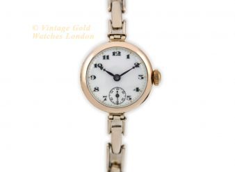 Ladies Rolex 9ct Pink Gold 1920