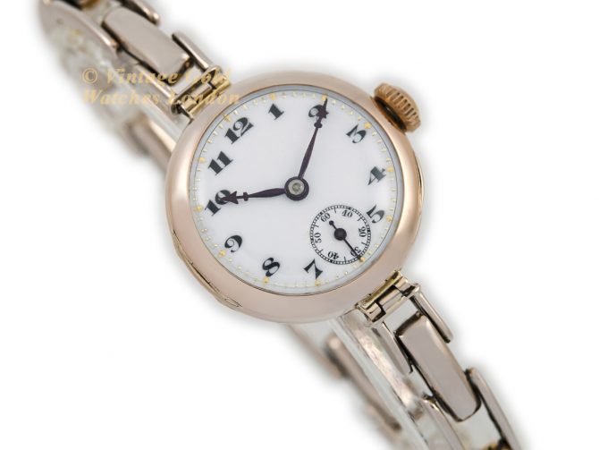 Ladies Rolex 9ct Pink Gold 1920 (2)