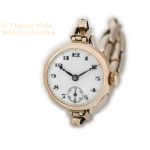 Ladies Rolex 9ct Pink Gold 1920 mobile navigation (6)