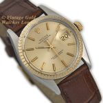 Rolex Oyster Perpetual Date Ref.1505 1978 Steel & Yellow Gold mobile navigation (2)