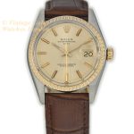 Rolex Oyster Perpetual Date Ref.1505 1978 Steel & Yellow Gold mobile navigation (4)