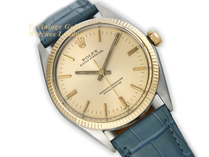 Rolex Oyster Perpetual Ref. 1002 1968 Steel & Yellow Gold With Box & Papers (1)