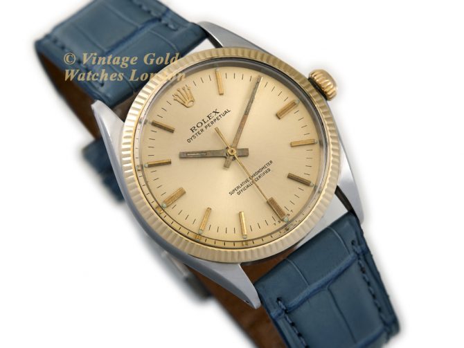 Rolex Oyster Perpetual Ref. 1002 1968 Steel & Yellow Gold With Box & Papers (2)