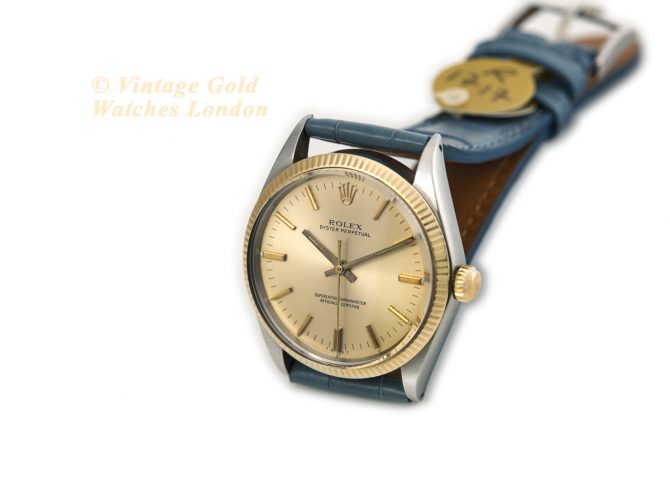 Rolex Oyster Perpetual Ref. 1002 1968 Steel & Yellow Gold With Box & Papers (6)