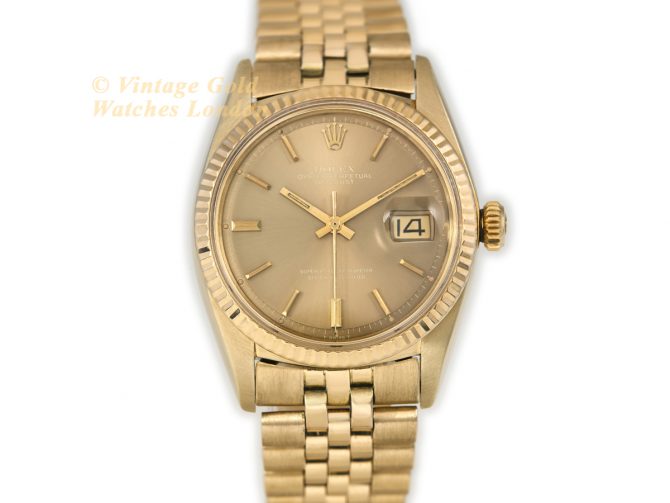 Rolex Oyster Perpetual Datejust Ref.1601 18ct 1969 (4)